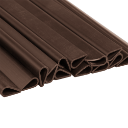 Klipsy do taśm ogrodzeniowych 450g - brązowe – Bradas