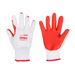 Rękawice ochronne PAVE, guma, rozmiar 10, blister – Bradas