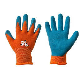 Rękawice ochronne ORANGE lateks, rozmiar 2 – Bradas