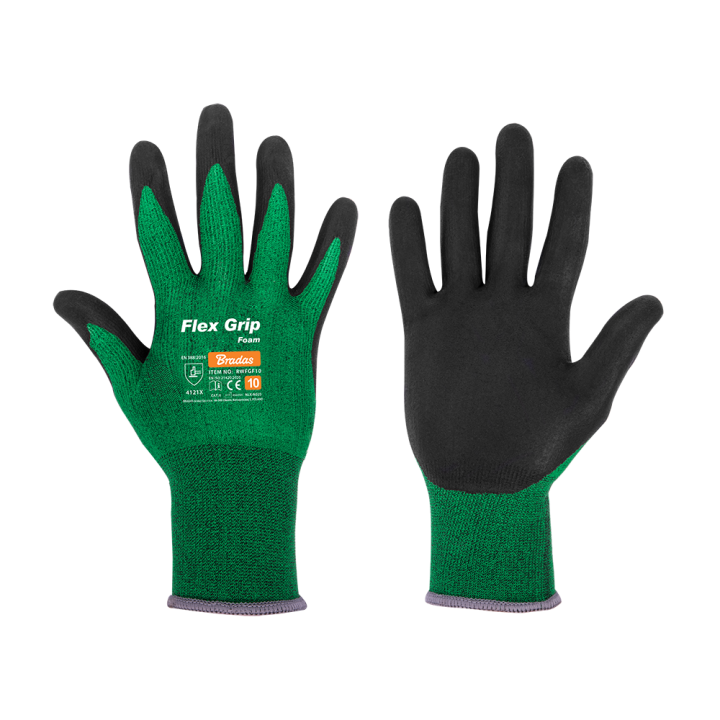Rękawice ochronne FLEX GRIP FOAM nitryl, rozmiar 11 – Bradas
