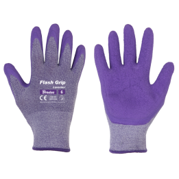 Rękawice ochronne FLASH GRIP LAVENDER, rozmiar 8 – Bradas