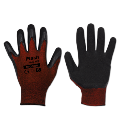 Rękawice ochronne FLASH GRIP RED lateks, rozmiar 6 – Bradas