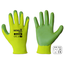 Rękawice ochronne NITROX MINT, rozmiar 6 – Bradas