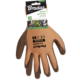 Rękawice ochronne Perfect Grip Brown rozmiar 9 robocze – Bradas