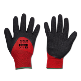 Rękawice ochronne PERFECT GRIP RED FULL lateks, rozmiar 8