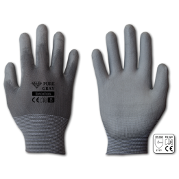 Rękawice ochronne PURE GRAY poliuretan, rozmiar 11 – Bradas