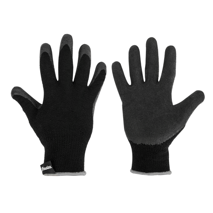 Rękawice ochronne TERMO GRIP BLACK lateks , rozmiar 11