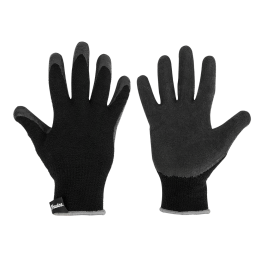 Rękawice ochronne TERMO GRIP BLACK lateks , rozmiar 8 – Bradas