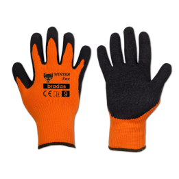 Rękawice ochronne WINTER FOX lateks, rozmiar 11 – Bradas
