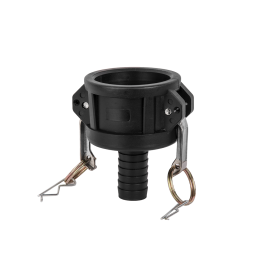 Złącze CAMLOCK TYP C 2'' z wyjściem na wąż 1'' / PP – Bradas