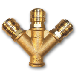 ESSK Trójnik z szybkozłączami GW 3/8" – Bradas
