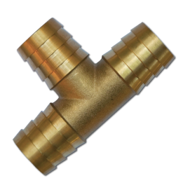 Trójnik prosty na wąż 3 x 5/8" - 15mm – Bradas