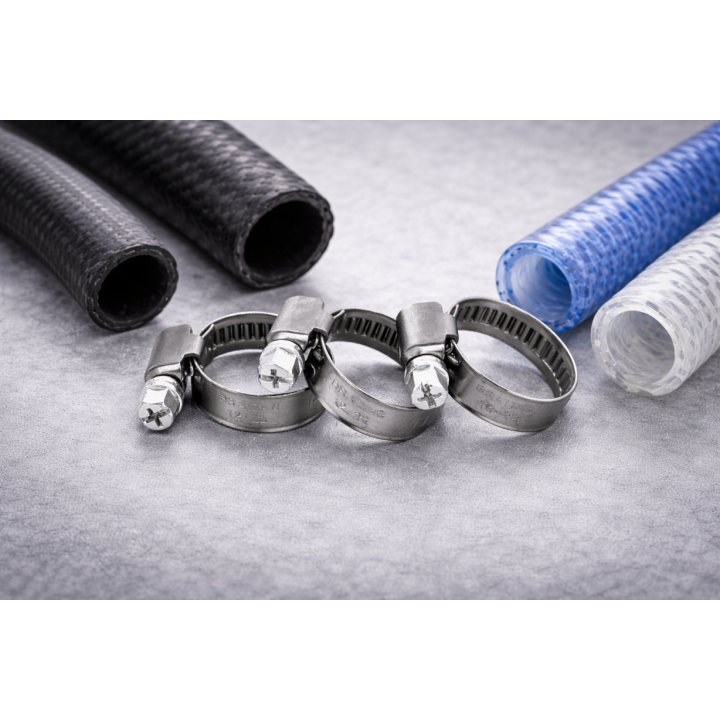 Opaska ślimakowa zaciskowa nierdzewna INOX 12-20 mm luz