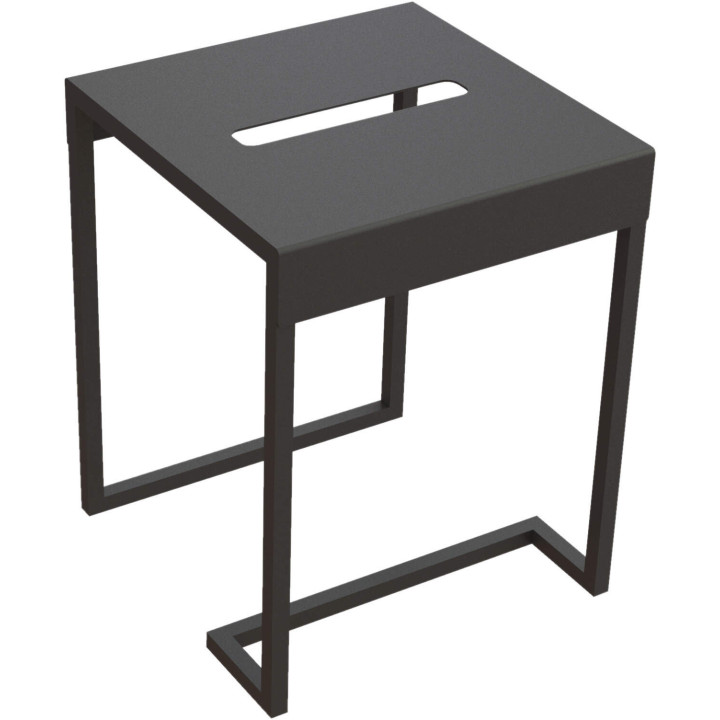 Taboret - stolik łazienkowy nero ADM N51T – Deante