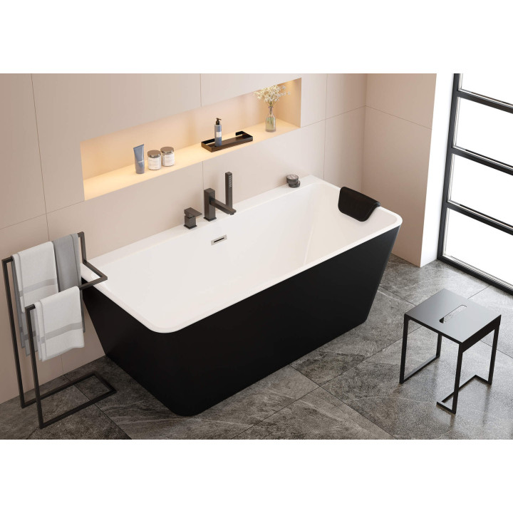 Taboret - stolik łazienkowy nero ADM N51T – Deante