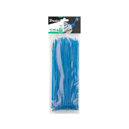 Taśma kablowa 3,6 x 250mm BLUE 100 szt. – Bradas