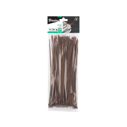 Taśma kablowa 3,6 x 300mm BROWN 100 szt.