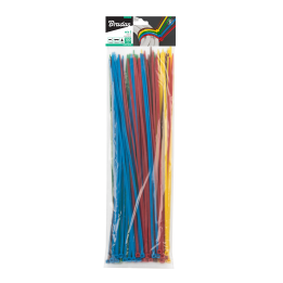 Taśma kablowa 4,8 x 350mm COLOUR MIX 100 szt. – Bradas