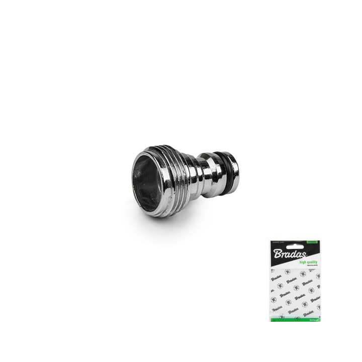 Wkrętka do urządzeń zraszających GZ 3/4" CYNK CHROM – Bradas