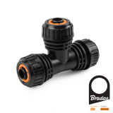 BLACK LINE Trójnik do połączenia węża 1/2" – Bradas