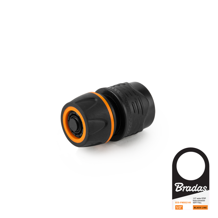 BLACK LINE SOFT FULL Szybkozłączka 1/2"- STOP – Bradas