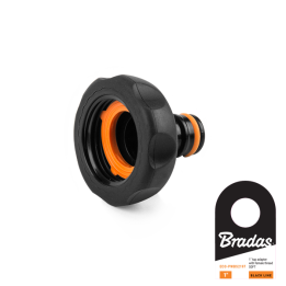 BLACK LINE SOFT Przyłącze na kran GW1" – Bradas