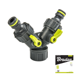 LIME LINE Trójnik 3/4" z 2 zaworami – Bradas