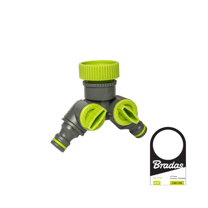 LIME LINE Trójnik z zaworami GW 1" / 3/4" – Bradas