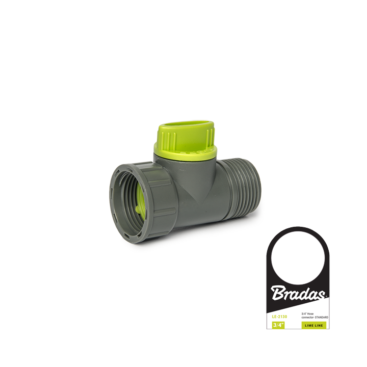 LIME LINE Przyłącze z zaworem GW/GZ 3/4" – Bradas