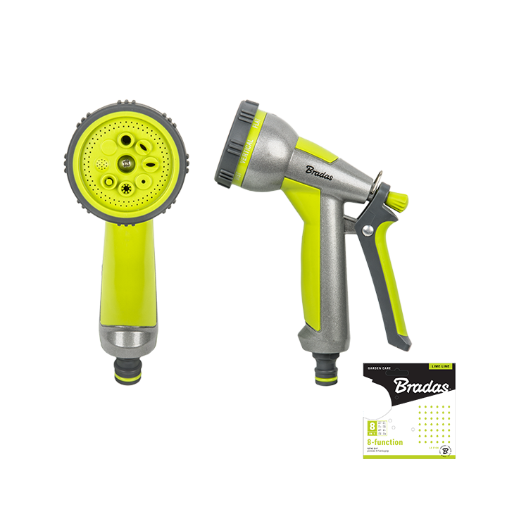 LIME LINE Pistolet 8-funkcyjny - metal – Bradas