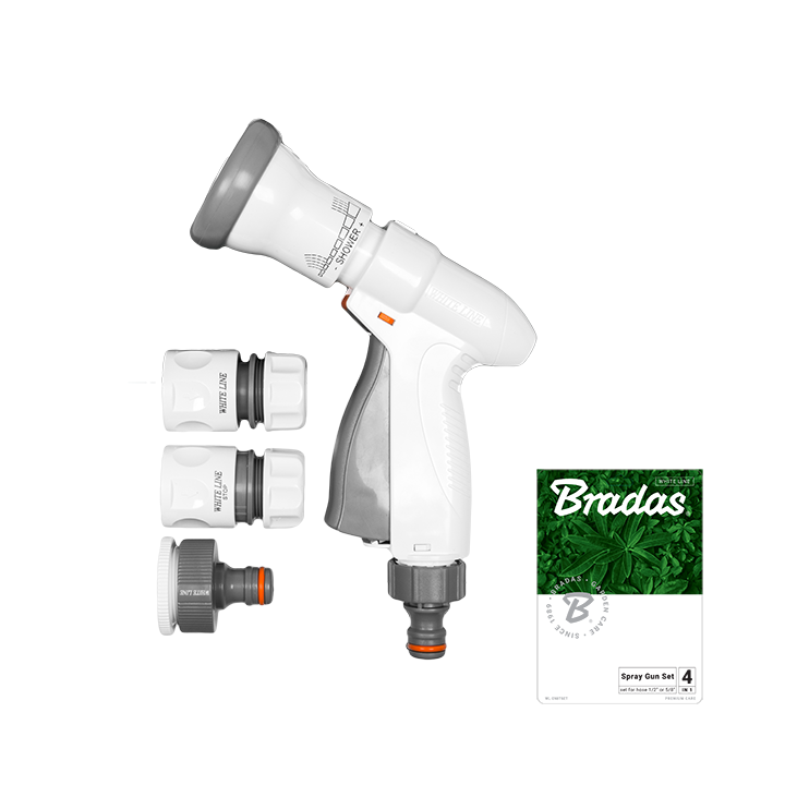 WHITE LINE Zestaw z pistoletem wielofunkcyjnym – Bradas