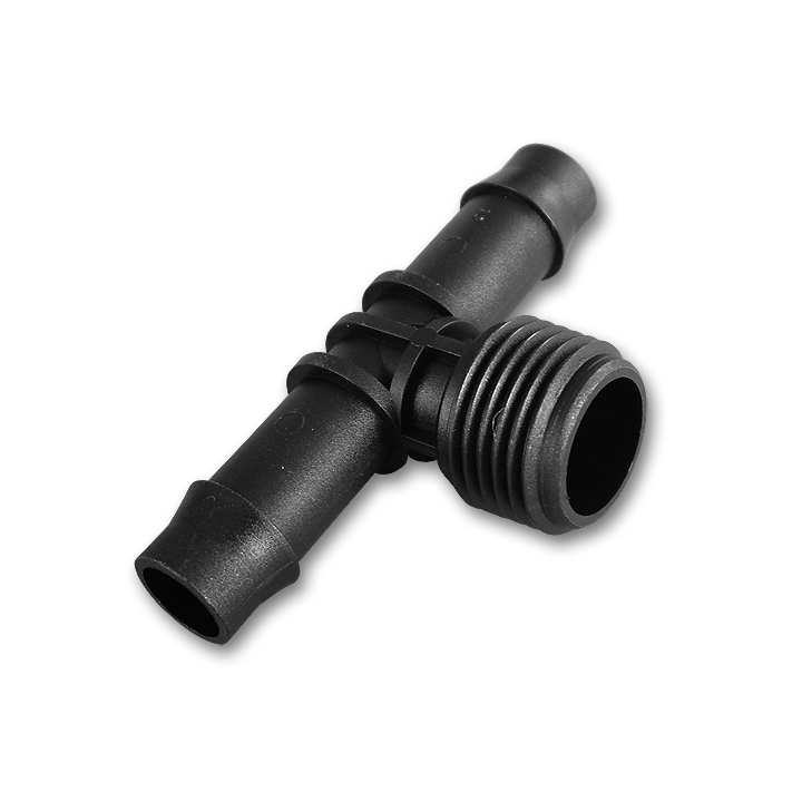 Trójnik GZ 1/2", 2x wtyk na wąż 13mm - 2szt.