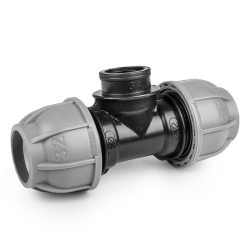 Trójnik do rur PE 25 mm GW 1/2" PN10 system nawadniania