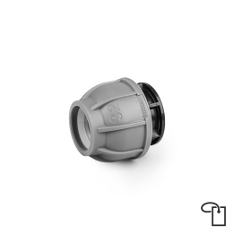 PN10 Zaślepka do rur PE 25mm - metka – Bradas