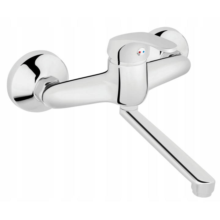 BASIC BATERIA UMYWALKOWA ŚCIENNA, CHROM