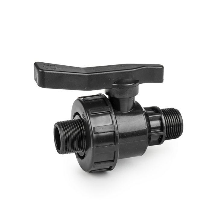 PN10 zawó r do rur PE GZ3/4" / GZ3/4" – Bradas