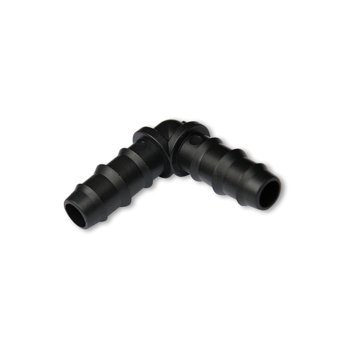 Kolanko, wtyk na wąż 12mm – Bradas