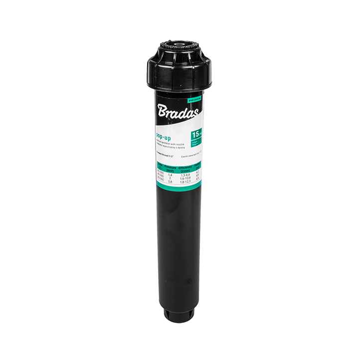 Zraszacz wynurzalny 6" (15cm) z dyszą 360° – Bradas