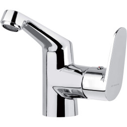 Bateria umywalkowa z boczną dźwignią stała chrom chaber BGC 021N