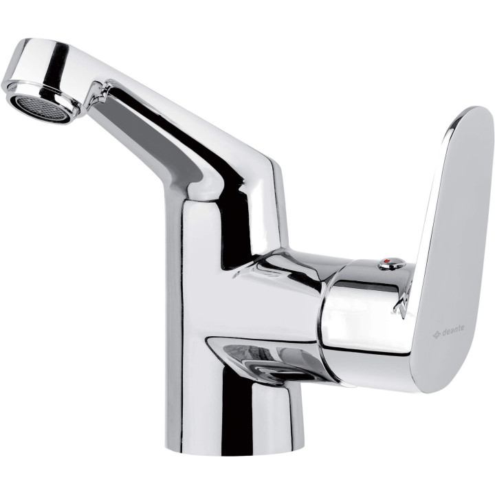 Bateria umywalkowa z boczną dźwignią stała chrom chaber BGC 021N