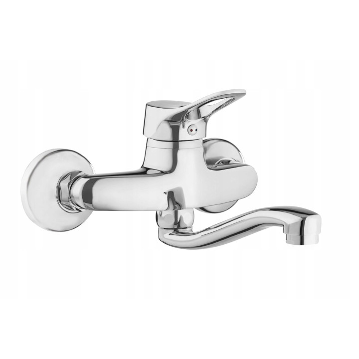 BATERIA UMYWALKOWA ŚCIENNA OBROTOWA CHROM VERO BOW 050M