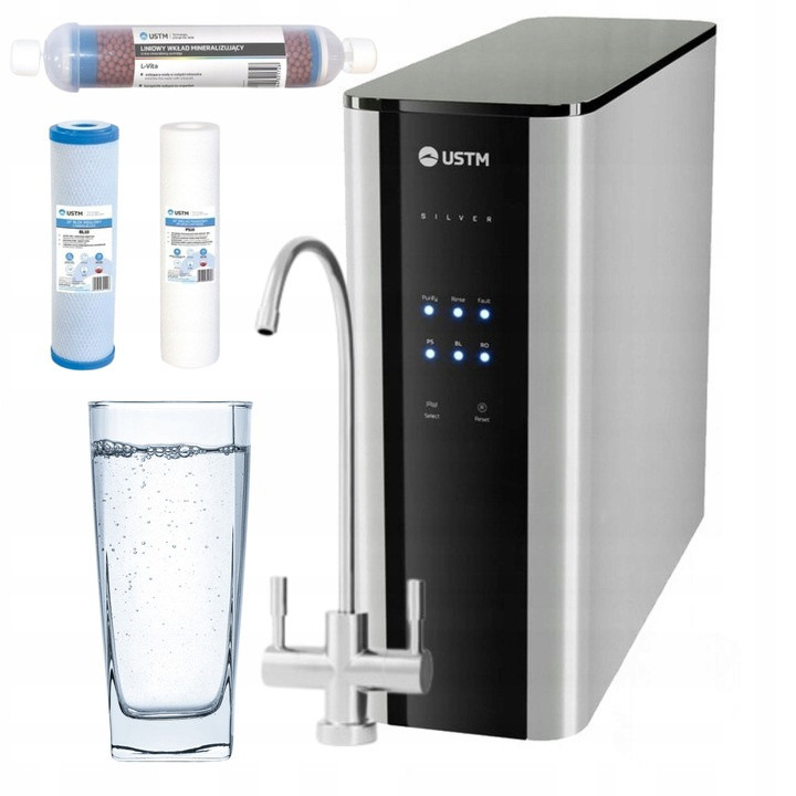 Filtr odwróconej osmozy RO silver USTM + mineralizator + gratis