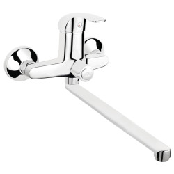 Vasto bateria wannowa z wylewką 350MM bez zestawu natryskowego, chrom