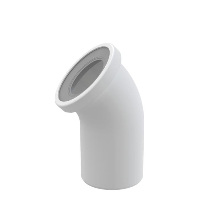 Przyłącze WC - kolano 45° – Alcadrain