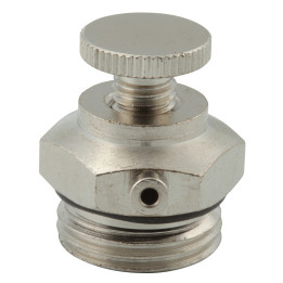 Odpowietrznik mechaniczny z pokrętłem metalowym, 3/8" – Ferro