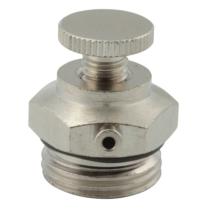 Odpowietrznik mechaniczny z pokrętłem metalowym, 3/8" – Ferro