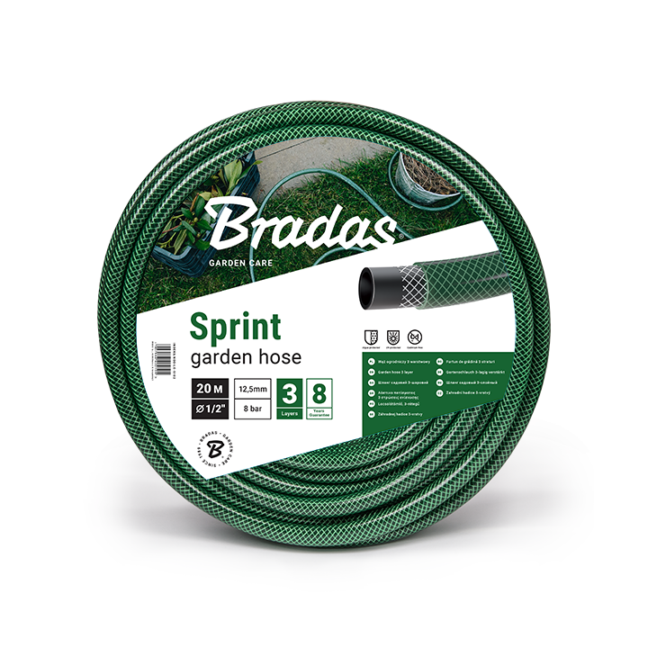 Wąż ogrodowy SPRINT 1/2" - 30m – Bradas