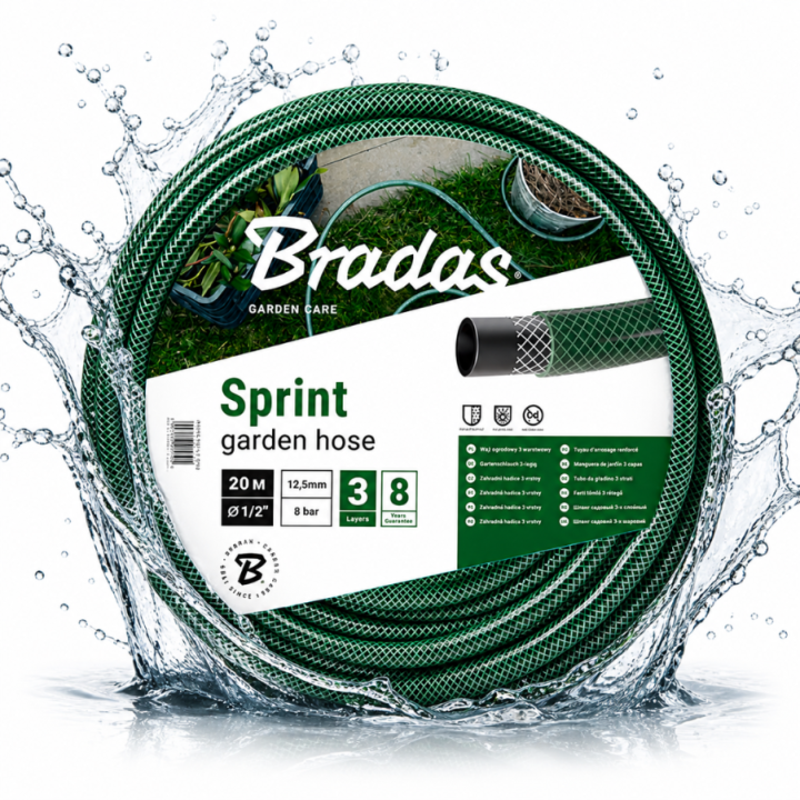 Wąż ogrodowy SPRINT 3/4" - 20m – Bradas