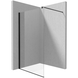 Ścianka prysznicowa / walk-in systemu kerria plus 120 cm nero KTS