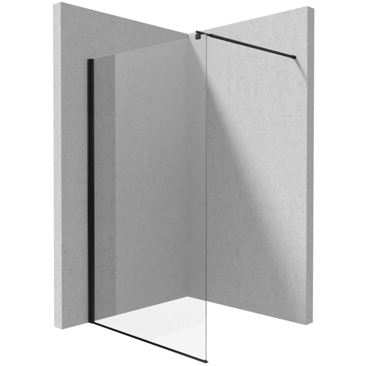 Ścianka prysznicowa / walk-in systemu kerria plus 120 cm nero KTS